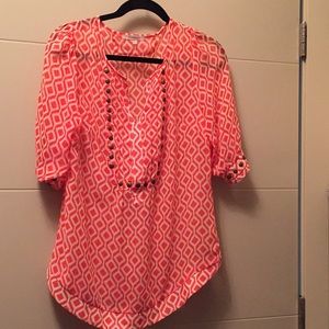 Pattern rayon top